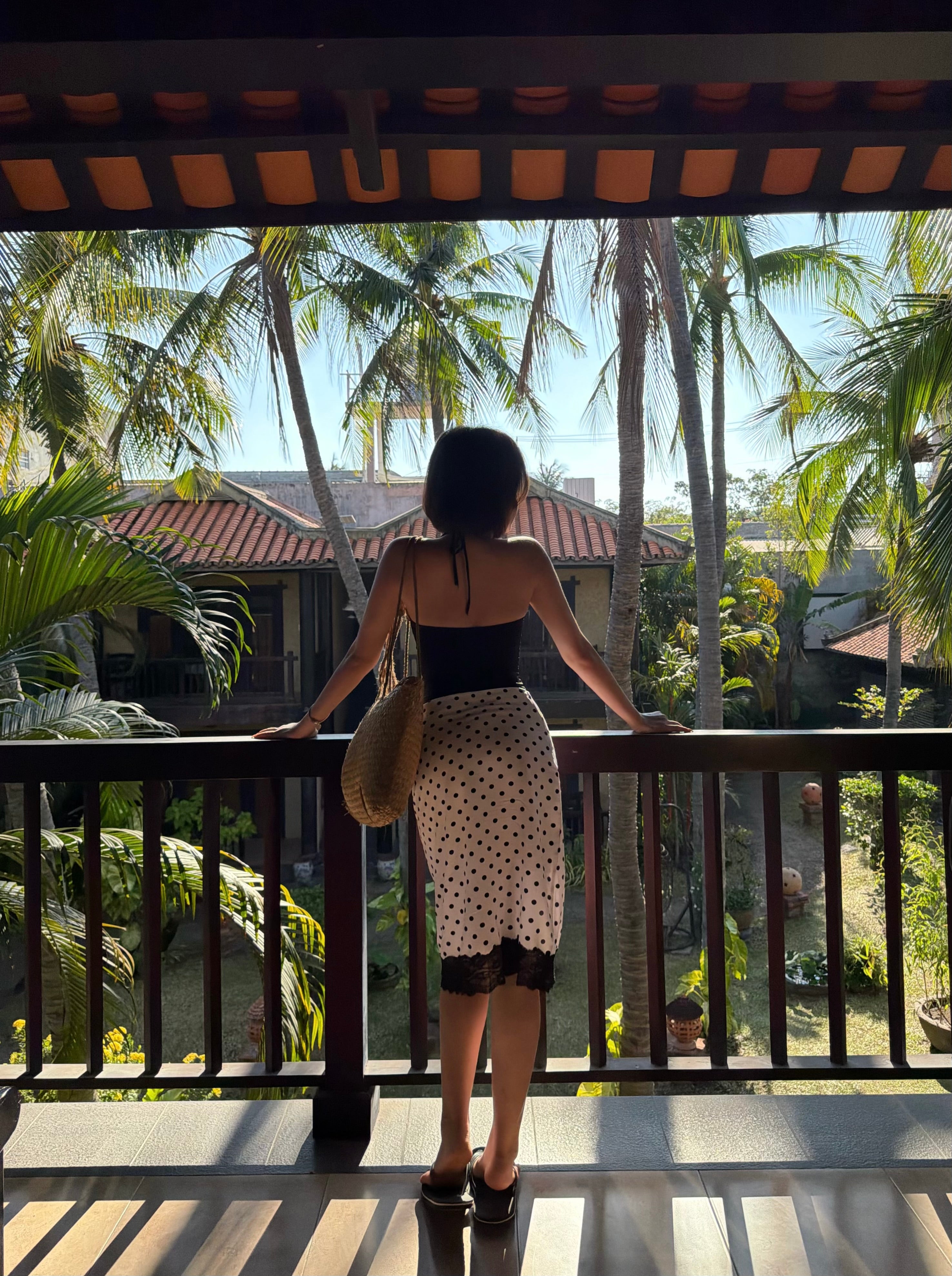 POLKA DREAM SKIRT - WHITE
