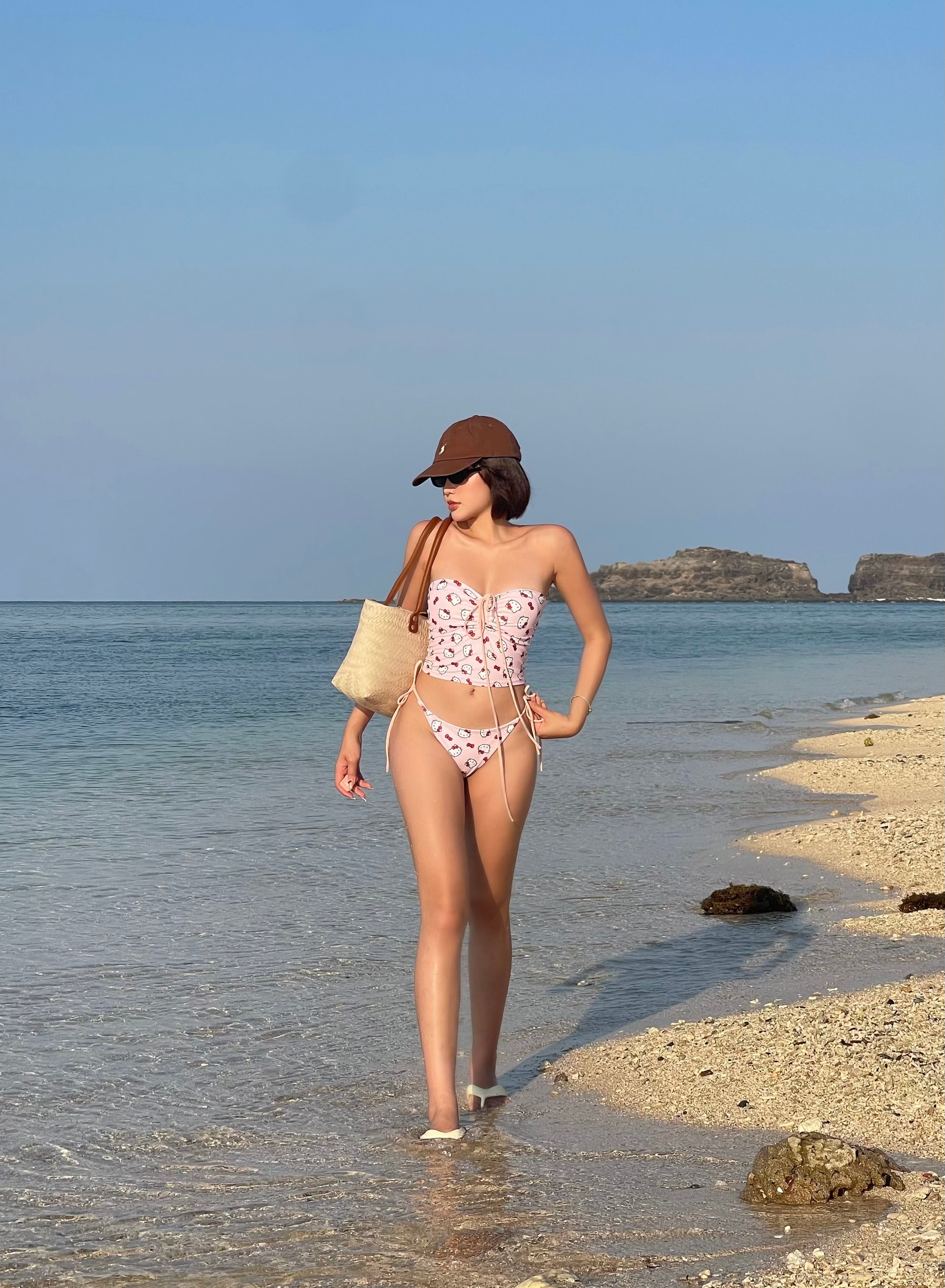 KITTY BOW BIKINI SET