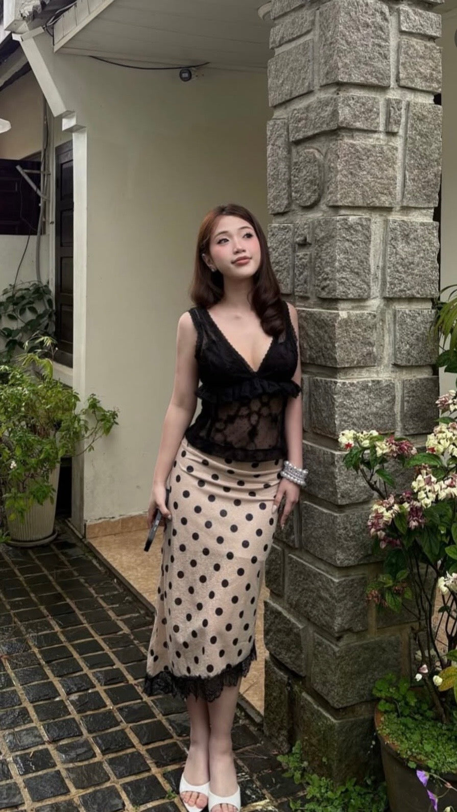 DIVA DOTS SKIRT