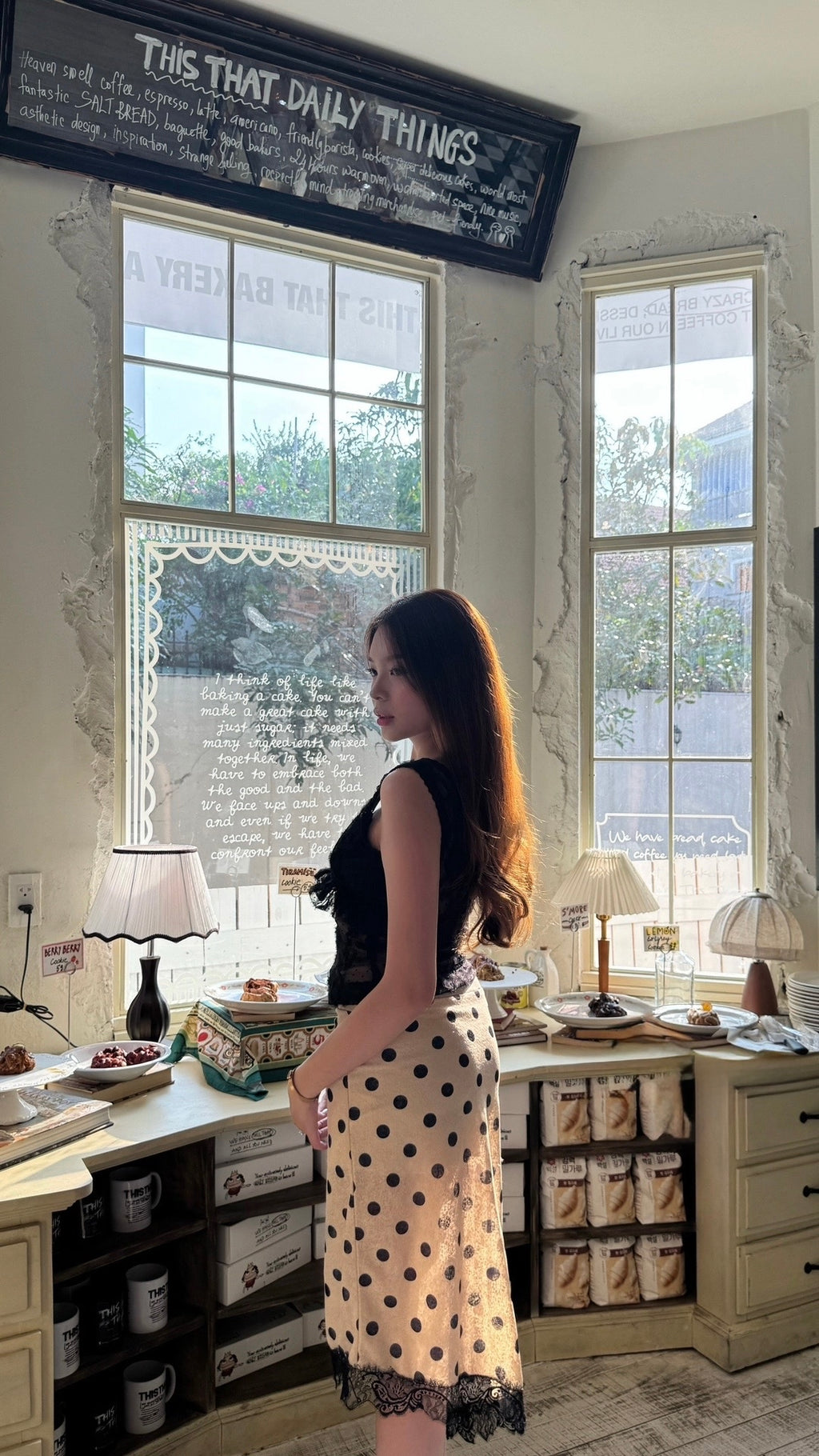 DIVA DOTS SKIRT