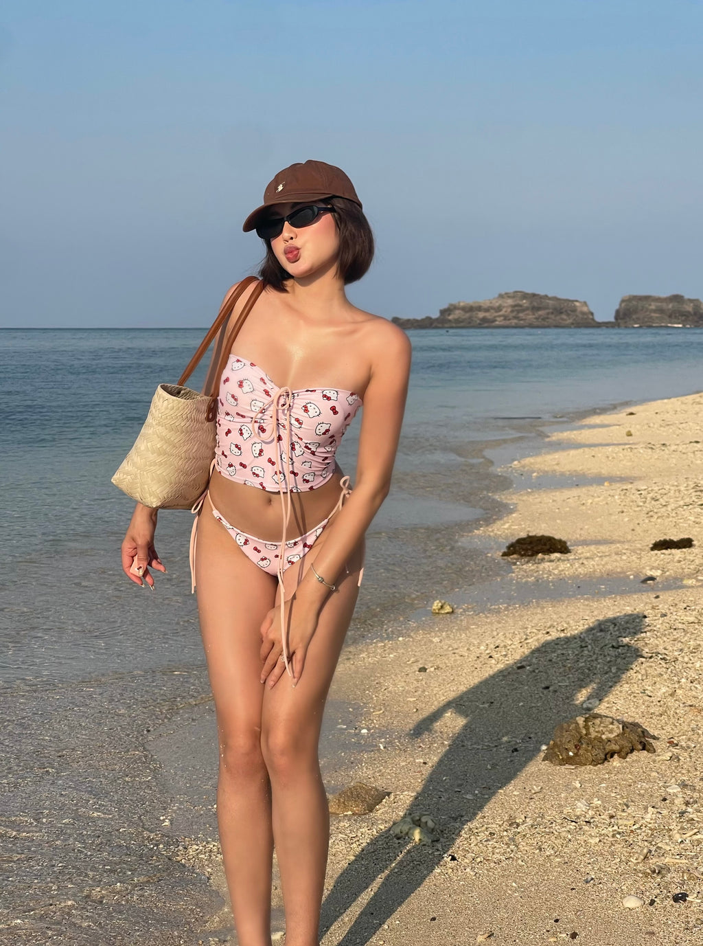 KITTY BOW BIKINI SET