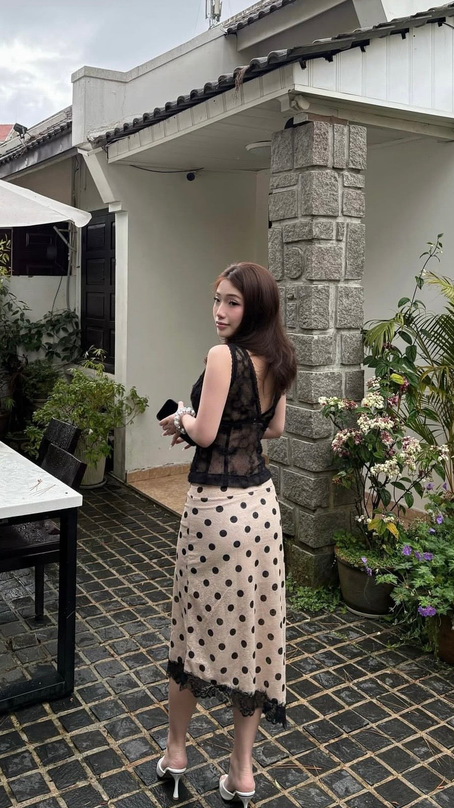 DIVA DOTS SKIRT
