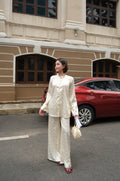 Soft Blossom Silk Set in White - front view | RoseBae