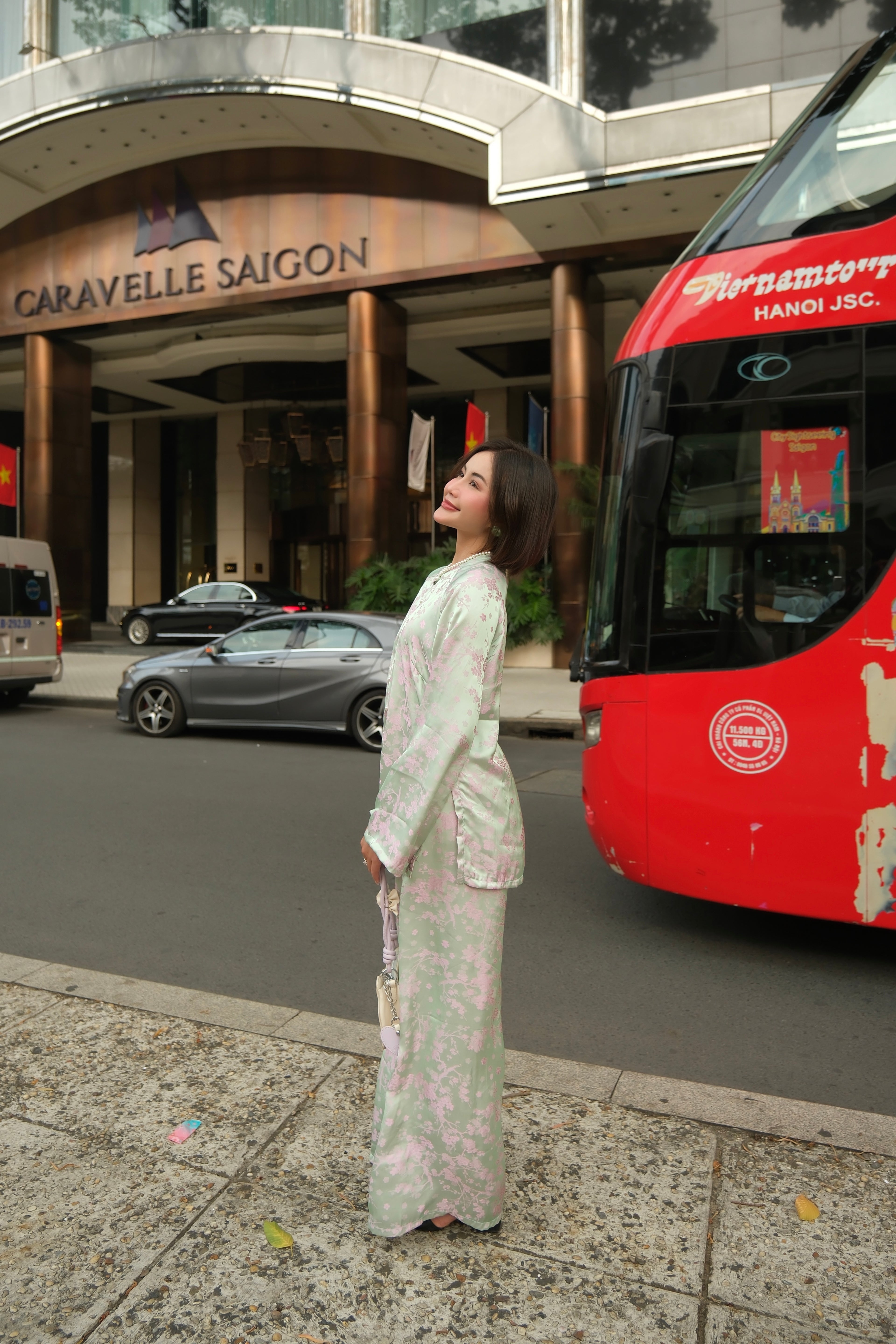 Soft Blossom Silk Set - Mint