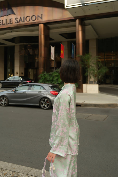 Soft Blossom Silk Set - Mint