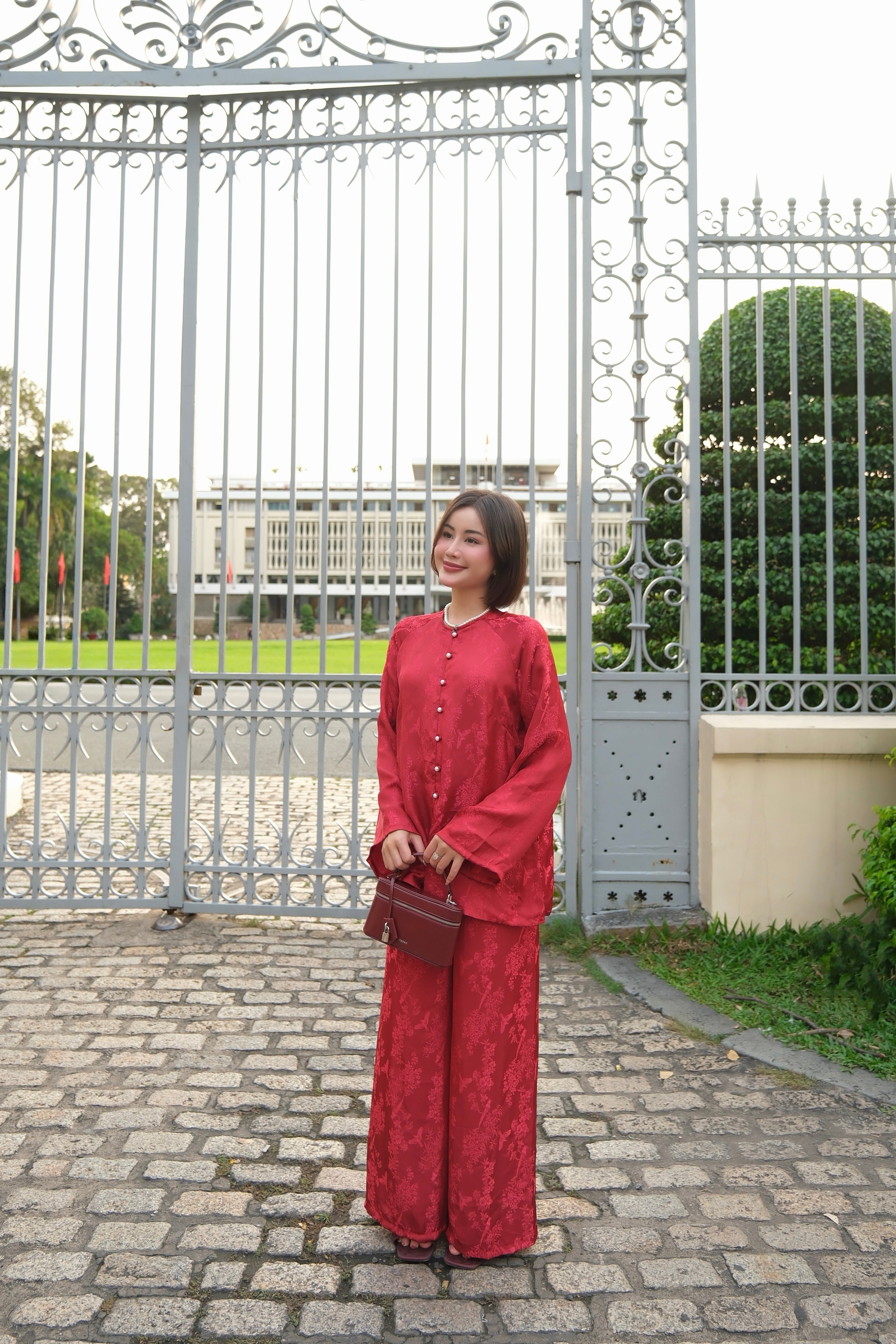 Soft Blossom Silk Set - Red