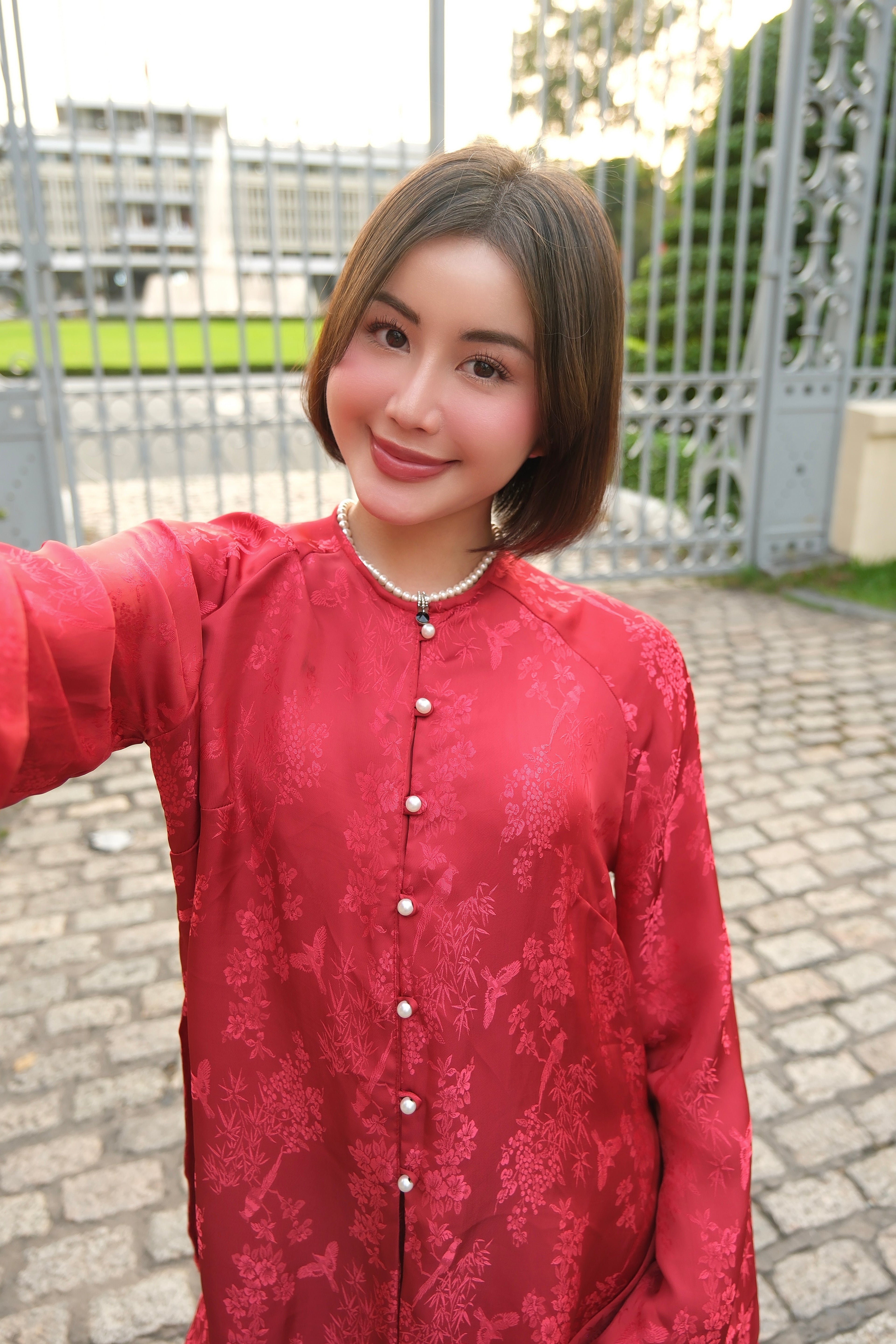 Soft Blossom Silk Set - Red