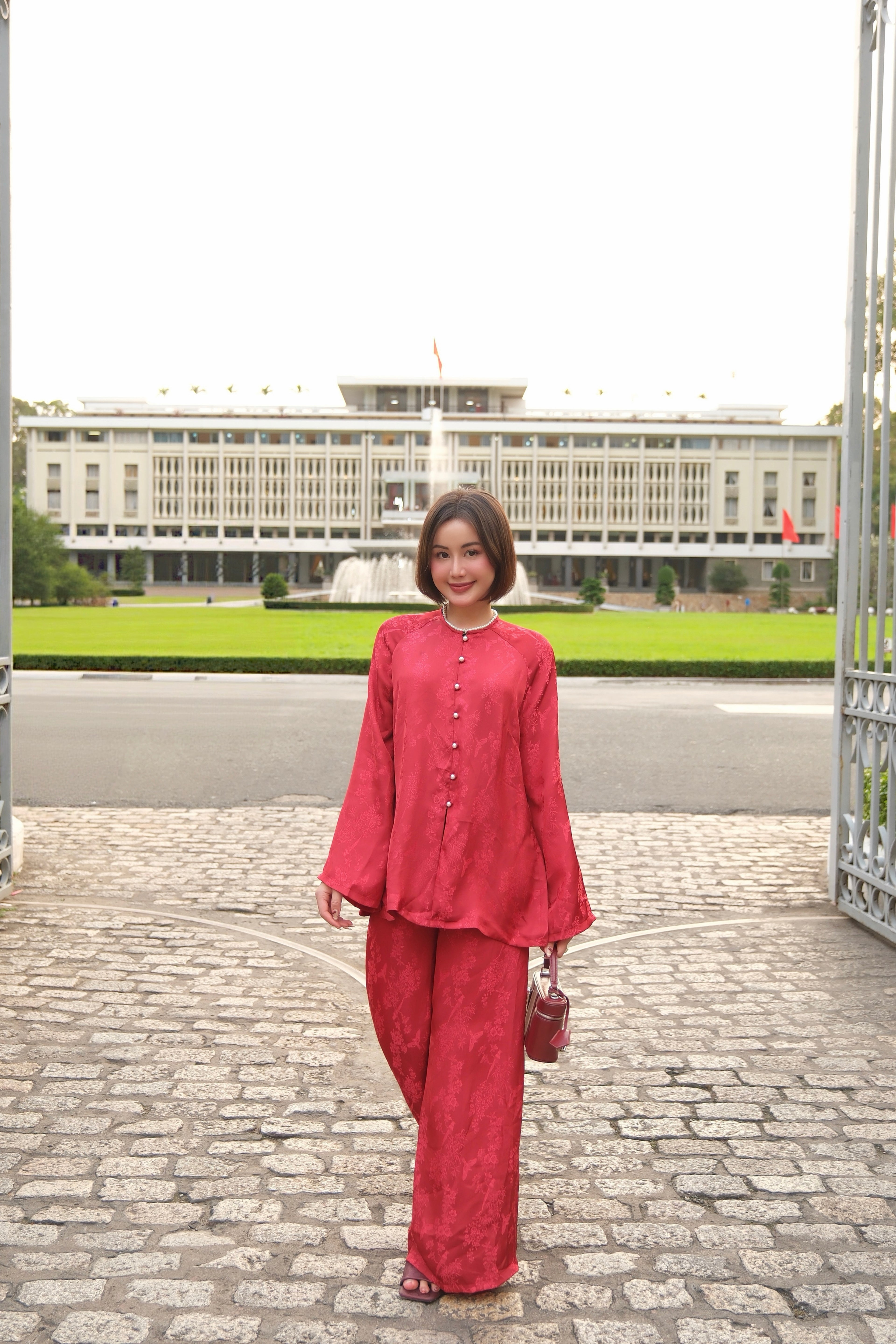 Soft Blossom Silk Set - Red