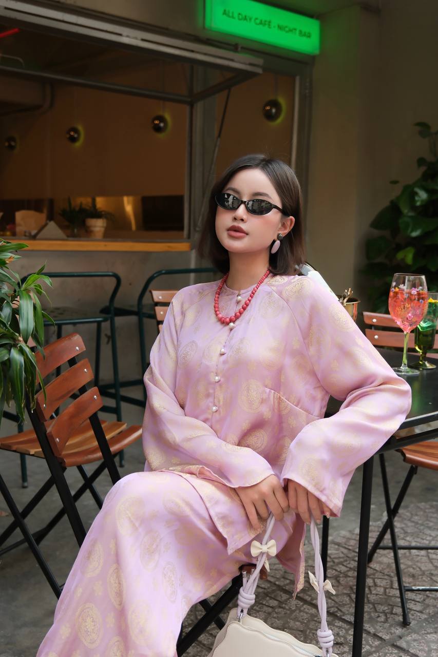 Soft Blossom Silk Set - Pink