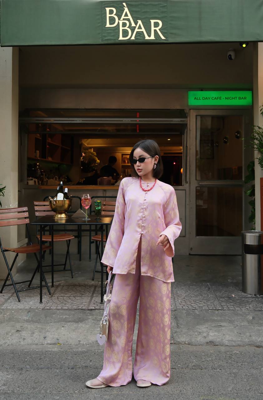 Soft Blossom Silk Set - Pink